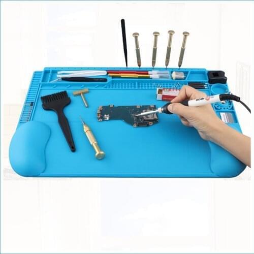 Mobile Phone Maintenance Platform Heat Resistant BGA Soldering Station Insulation Pad Repair Tools Mat