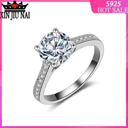New light luxury ladies personality round ring fashion wedding jewelry ring engagement ring