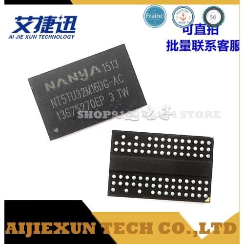 10pcs/lot NT5TU32M16DG-AC NT5TU32M16 DDR2 FBGA84 Memory IC CHIPS NEW AND ORIGIANL