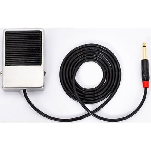 Professional Tattoo Machine Foot Pedal Stainless Steel Switch For Machine Gun Power Supply