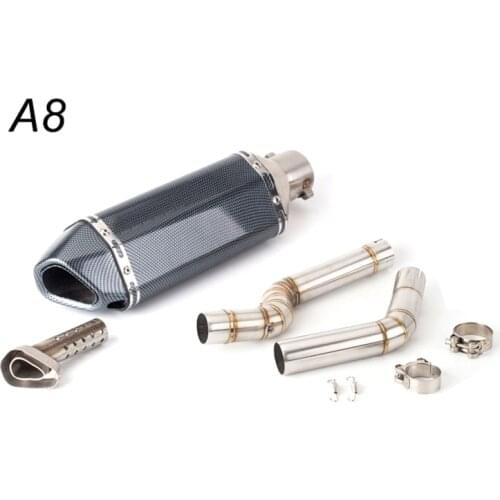 Motorcycle Full Exhaust with Middle Link Pipe Accessories Escape System For Honda CBR600RR CBR600R 2005 -2017 2018 Slip-on