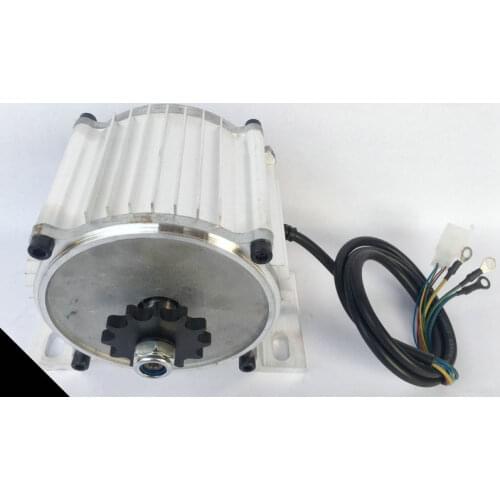 DC48V / 60V 500w650w800w1000w brushless permanent magnet motor, 420/428 sprocket structure, electric vehicle motor