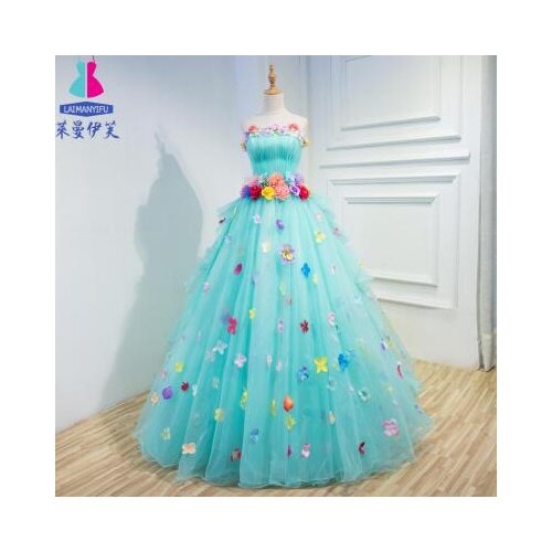 Luxury flower carnival venice gown cosplay wonderland medieval dress Renaissance gown queen Victoria Belle Ball can customs size
