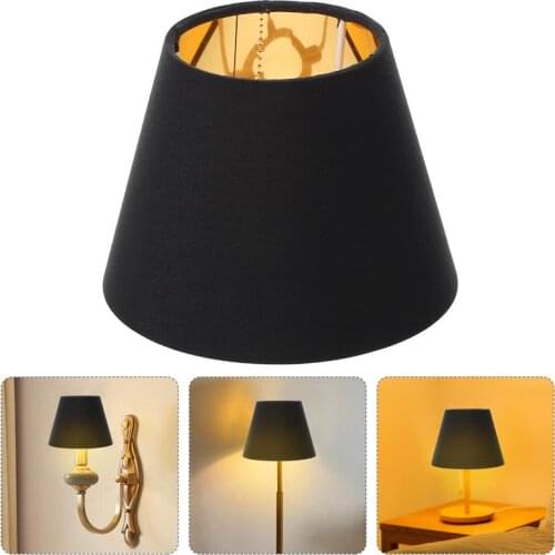 Nordic Lamp Shade Lampshade Cloth Lamp Shades E14 Meson Screw Chandelier Wall Lamp Dust-Proof Covers Handmade Cloth Lampshade