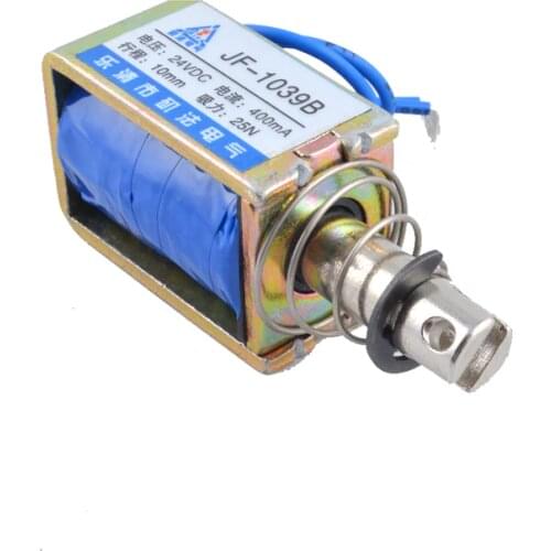 JF-1039 1039B dc 12V 25N stroke 10mm Pull push Type Linear Solenoid Electromagnet