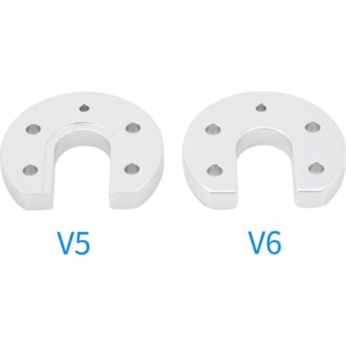 V5/V6 Hot-End Round Fixed Aluminum Plate Sandblasting 3D Printer Accessories