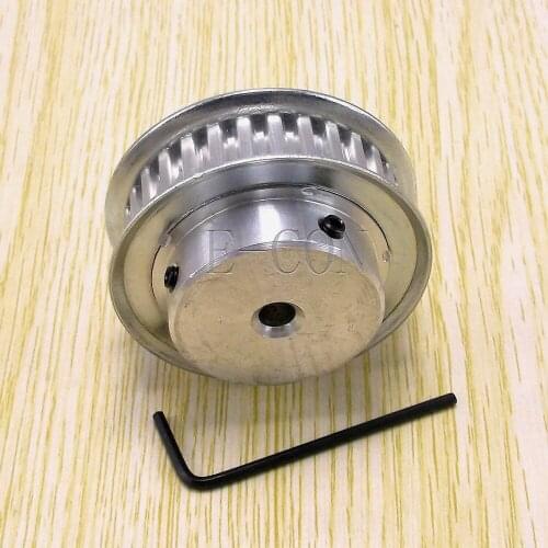 1pcs XL30 Timing Pulley 30teeth synchronization Alumium Bore 8mm teeth width11mm for stepper motor CNC Free shipping