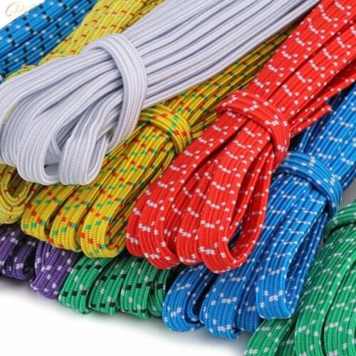 10 ROLLS total 33 meters Hot Selling Color elastic Rope 7mmFlat Elastic Band Waist of Trousers Elastic Band