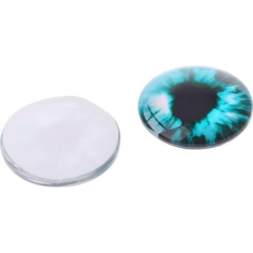 20Pcs Glass Doll Eyes Animal DIY Crafts Eyeballs For Dinosaur Eye Accessories Jewelry Making Handmade 8/12/18mm C5AF