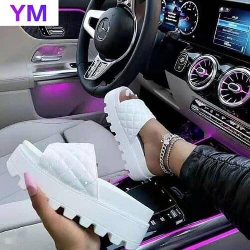 2021 Summer New Women Sandals Solid Color Open Toe Woven Sandals Outdoor Beach Shoes Zapatillas Mujer Casa Hot Plus Size 35-43