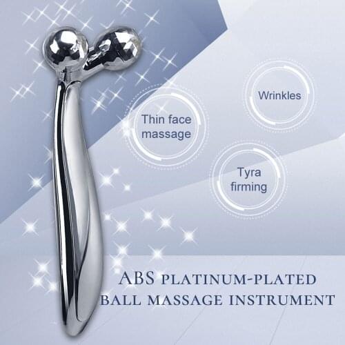 3D Roller Massager Facial Massage Handheld Y Shape Wrinkle Remover Face Lift Full Body Relaxation 360 Rotate Beauty Tools