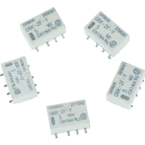 5PCS SMD G6K-2F-Y Signal Relay 8PIN For Omron Relay DC 5V