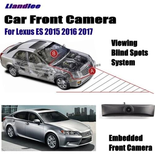 Car Front View Camera For Lexus ES 2015 2016 2017 Not Rear Backup Reverse Parking Cam HD CCD Night Vision Accessories