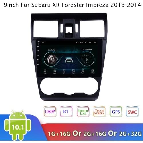9'' Android 9.1 Car Stereo Multimedia Player for Forester Subaru WRX XV Crosstrek 16 2013 2014 2015 GPS Navigation Radio Auto