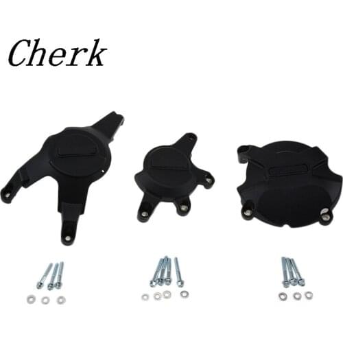 Cherk Motorcycle Nylon Plastic Engine Stator Case Cover Guard Protection Kits For GB Racing Case For Honda CBR1000RR 08-16