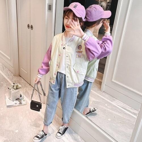 Girls Babys Kids Coat Jacket Outwear 2021 Casual Spring Autumn Overcoat Top Sport Zipper Princess Toddler Childrens Clothing