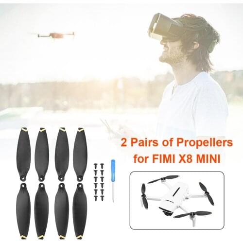 FIMI X8 Mini Camera Drone Original Propeller 8PCS x8 Mini RC Quadcopter Spare Parts Quick-release CW/CCW Propeller Mini Drone