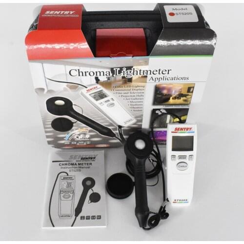 Chroma meter Light meter luminometer SENTRY ST520S measurement of luminance and color temperature for LED light sources