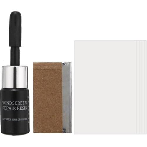 1set Auto Glass Scratch Crack Restore Tool Car Windshield Repair Resin Kit DIY Window Repair Tools Glass Curing Glue