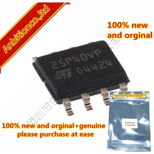 5pcs 100% new and orginal M25P40-VMN6PB SOP8 M25P40 3V 4Mb Serial Flash Embedded Memory in stock