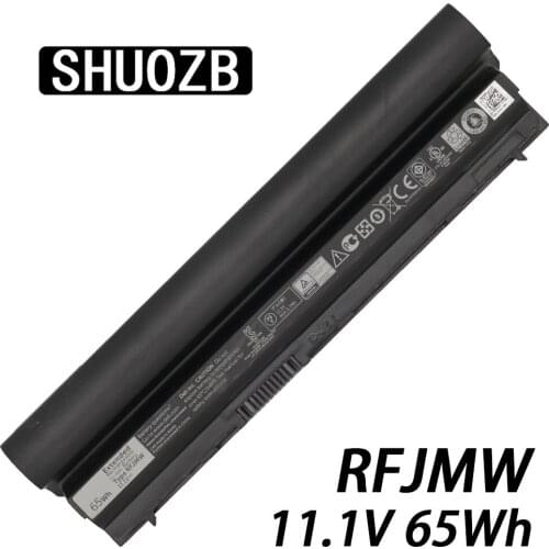 New 11.1V 65Wh RFJMW Laptop Battery For DELL Latitude E6320 E6330 E6220 E6230 E6120 FRR0G KJ321 K4CP5 J79X4 RFJMW P7VRH 7FF1K
