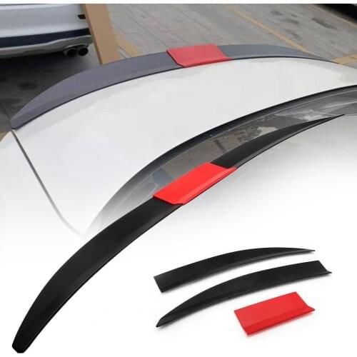 General Model Lip Spoiler Three-section Splicing Adjustable ABS Car Modification Rear Trunk Lip Wing for Car Electric Vehicle