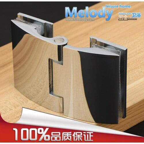 Glass to Glass Offset Hinge for 8-12mm 5/16"-1/2" Thickness Glass Polished Chrome Shower Door Hinge