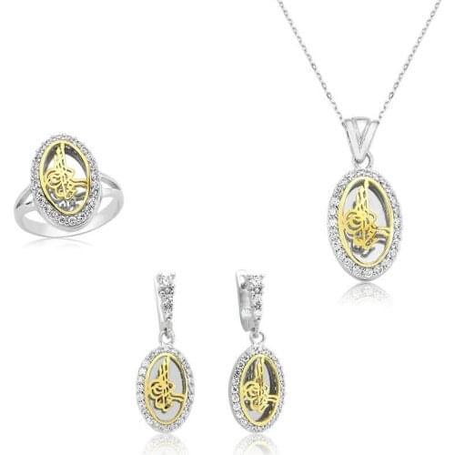 Original silver , Tugra Set ,Most Special Jewelry Sets Suitable and Quality Products Types