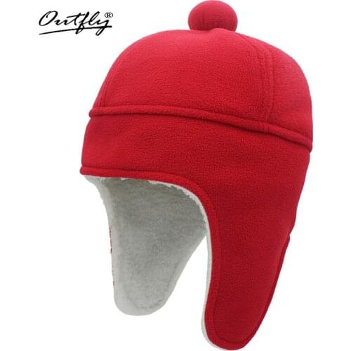 Autumn and Winter Beanie Ladies Cute Ball Bomber Hat Ear Protection Hat Imitation Lamb Wool Warm and Cold Hat 58cm Head Size