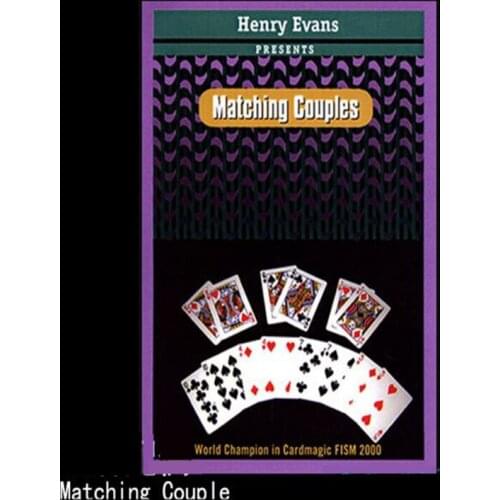 Matching Couples By Henry Evans Close Up Street Mentalism Classic Card Magic Tricks Illusions Fun Magician Toys