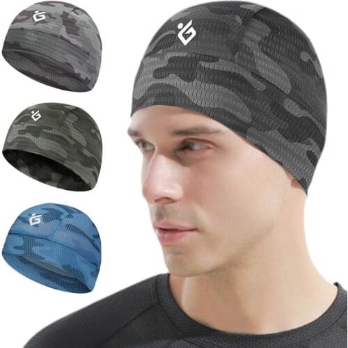 Helmet Lining Sports Running Cap Sweat-absorbent Breathable Riding Cap No Brim Quick-drying Summer Ice Silk Riding Cap