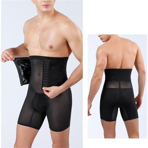 Men Body Shpaer Shorts Control Panties High Waist Trainer Shapewear Abdomen Slimming Belly Control Underwear