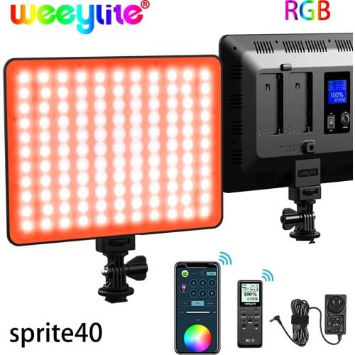 VILTROX RGB LED Video Light, Photography Lighting with APP/Remote Control, Ultra-Thin Light Panel for Camera Full Color Output