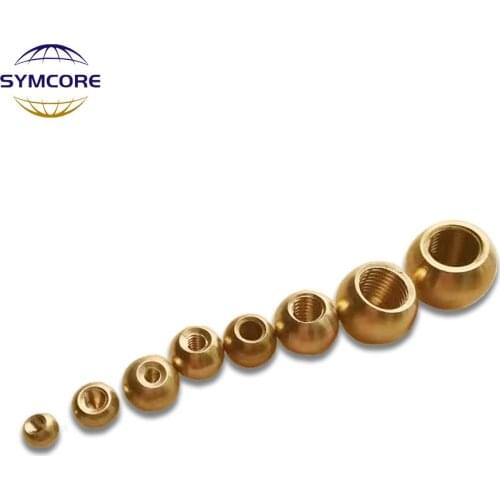 5pcs M3/M4/M5/M6/M10/M12 Inner Tooth Pure Copper Female Ball Head Hanging Board Brass Nut Ball Bald Cap Decorative Copper Nut