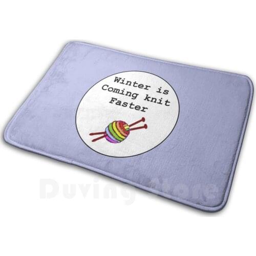 Knit Faster Soft Non-Slip Mat Rug Carpet Cushion Knitting Knitting Fun Knitting Lover Yarn Yarn Lover