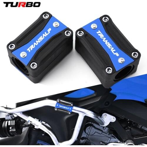 1 Set For Honda TRANSALP 600 650 700 XLV 600 650 700 TRANSAL New Motorcycle Engine Guard Bumper Decorative Block Protector