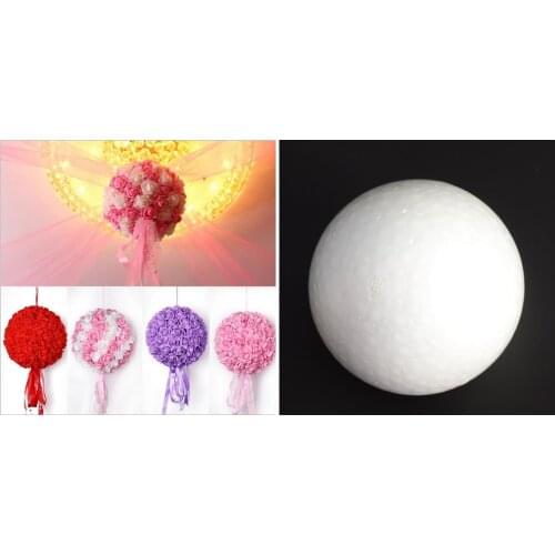 20 Pieces Round Solid Polystyrene Styrofoam Foam Ball For Wedding Craft, 150mm 180mm 200mm 250mm