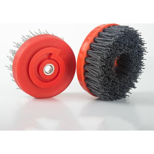 5 Inch Snail Lock Diamond Antique Silicon Carbide Abrasive Bond Round Circular Brush For Stone Marble Granite Porcelain Clean