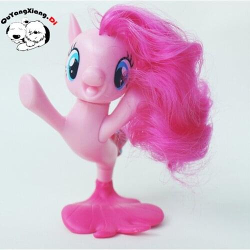 P8-021 Action Figures 8cm Little Cute Horse Model Doll The Little Mermaid Pinkie pie Anime Toys for Children