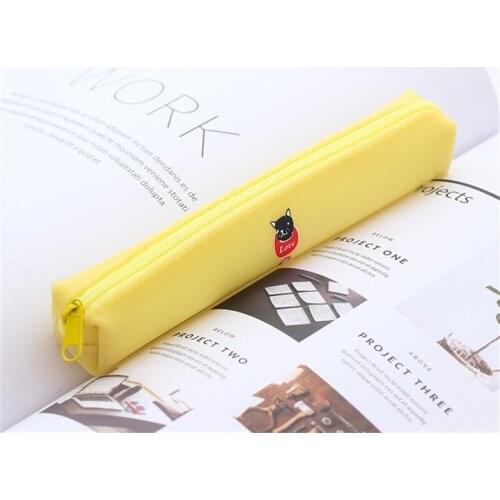 DL Candy color strip cartoon dog pen stationery bag jelly children primary lead pencil Stationery for office supplies students