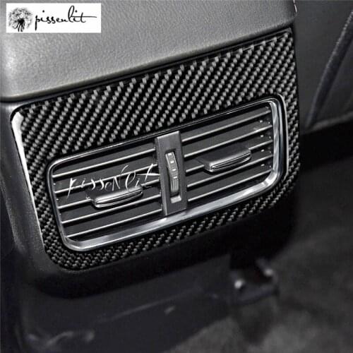 For Mazda CX-5 CX 5 CX5 2018 2017 Car Styling Accessories Car Rear Seat Outlet Carbon Fiber Car Interior Decoration Sticker