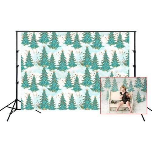 HUAYI Photography Backdrops Christmas Photobooth Backdrop Holiday Family Party Photo Background Christmas Tree Photodrops W-2008