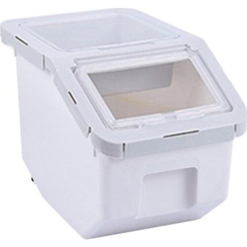 Pet Dog Food Storage Container Large Dry Cat Food Box Bag for Moisture Proof Seal with Measuring Cup Kitten Products