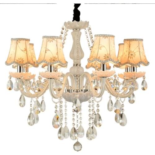 Lamp European Classic Chandelier Light Modern Crystal Chandelier E14 Candle Holder Novelty Wedding Decorative Lighting Fixtures