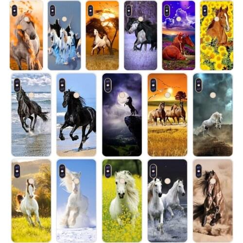 289SD horse Soft Silicone Tpu Cover phone Case for xiaomi redmi 5A 5Plus note 5 5A Pro mi 6