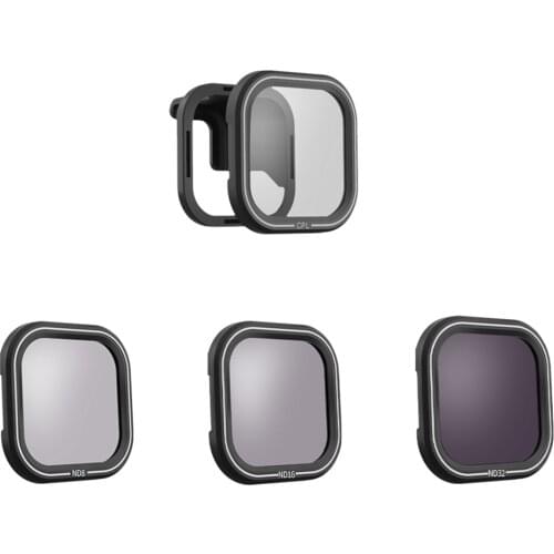 Camera Filter Sets CPL ND8 ND16 ND32 Filters Lens Protector with Magnetic Adapter Lens Accessories Compatible with GoPro Hero 8