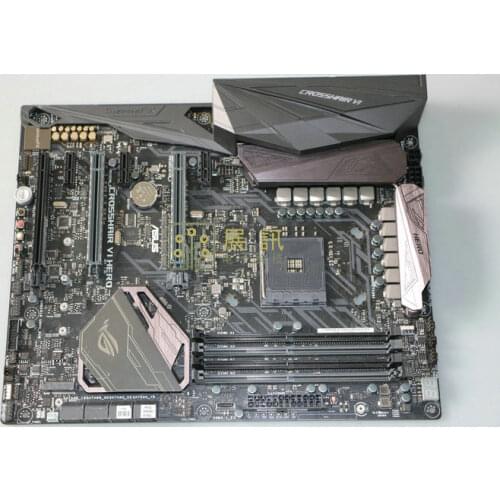 ASUS ROG CROSSHAIR VI HERO desktop computer game board X370 Socket AM4 DDR4 USB3.1 64G used Desktop Motherboard