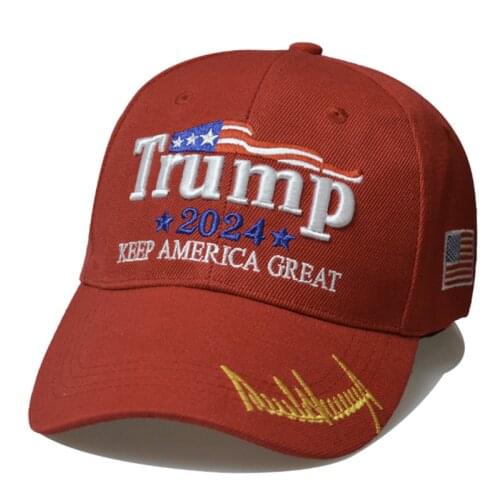 New Donald Trump 2024 Cap USA Baseball Caps Keep America Great Snapback President Hat 3D Embroidery Adult Sun Hat Outdoor Travel