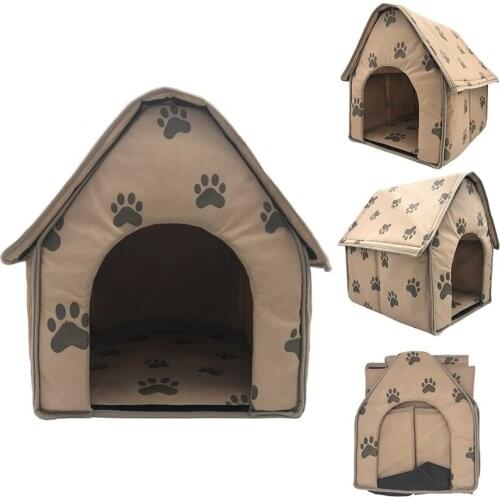 Portable Pet Dog Cat Bed Foldable Dog House Small Footprint Pet Bed Tent Cat Kennel Indoor And Outdoor Travel Dog Accessory