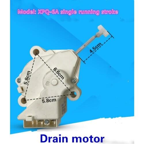 Applicable to Haier automatic washing machine tractor Drain valve Single running stroke XPQ-6A